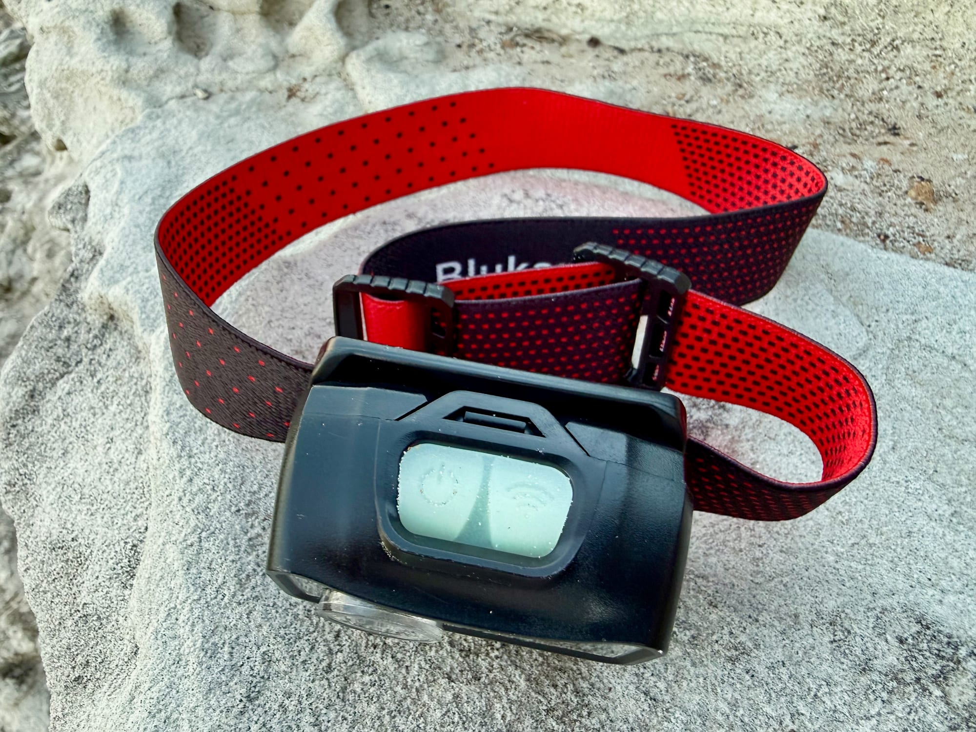 The two buttons on top of the Blukar K9111 headlamp