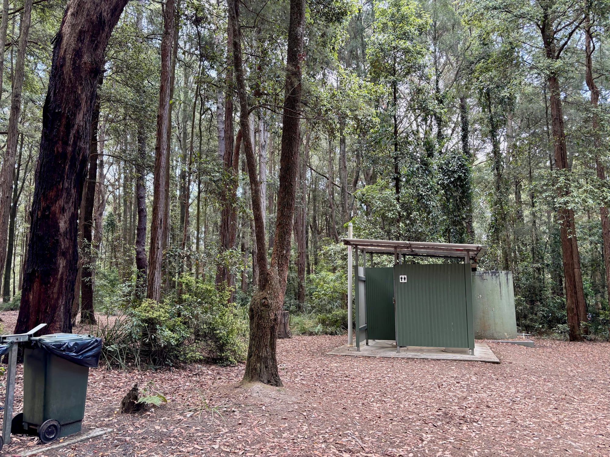 The toilet block at Casuarina Camping Area