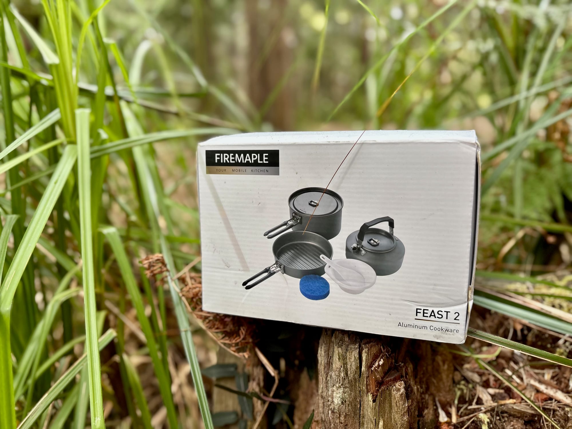 The Firemaple Feast 2 cookware set in its box