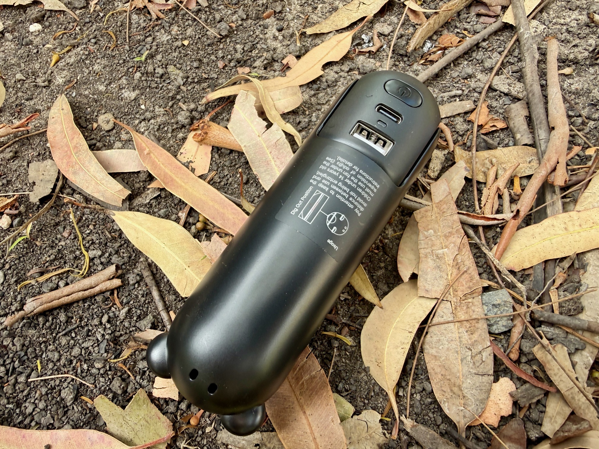 The USB-A and USB-C ports on the JisuLife Life8 Plus