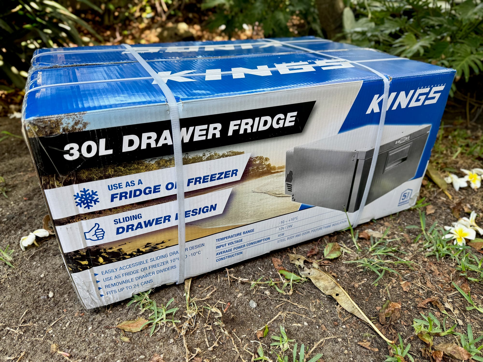 The Kings 30L drawer fridge box: use as a fridge or freezer, sliding drawer design