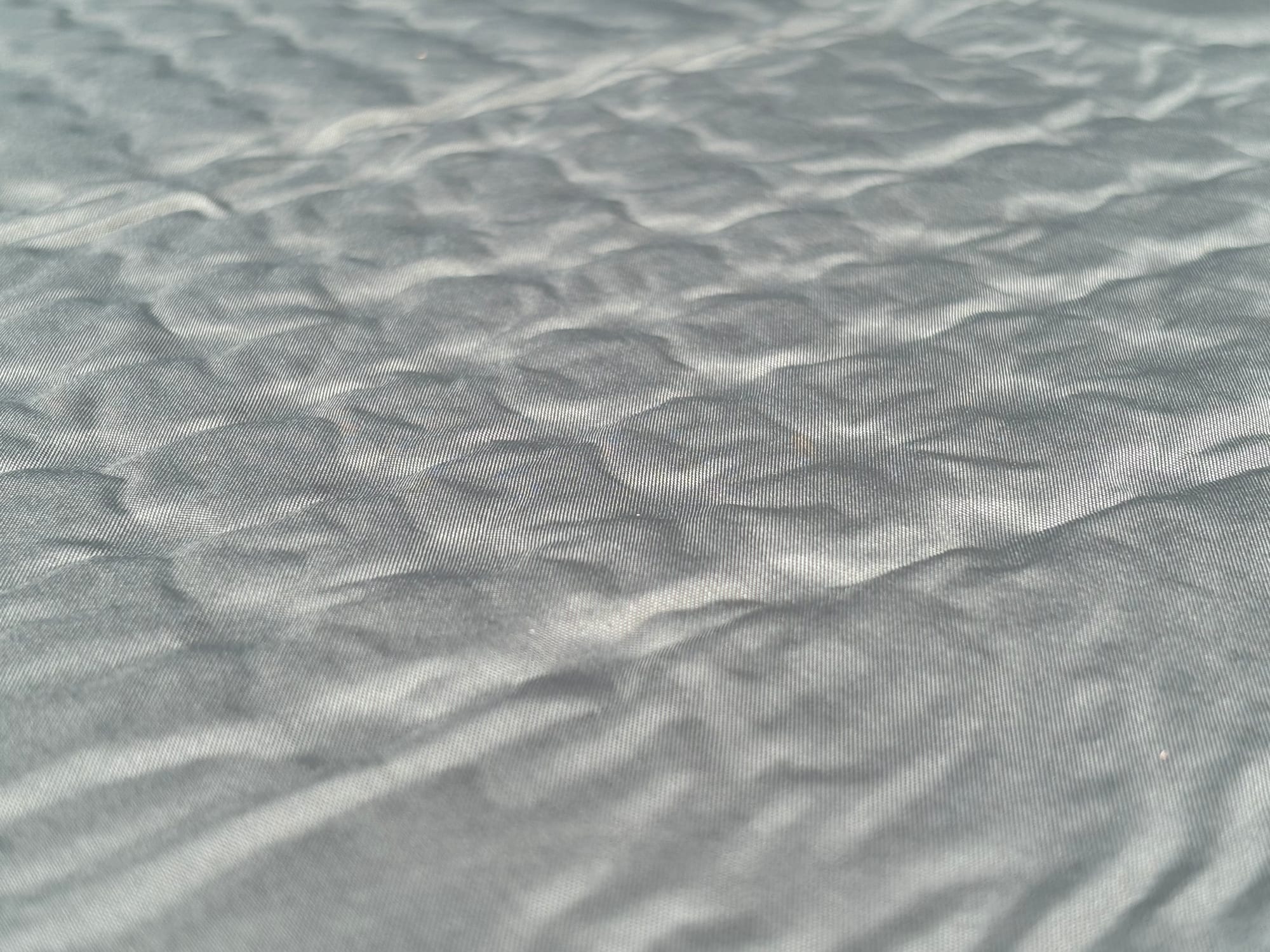 The dimpled surface of the Naturehike D-Series sleeping pad