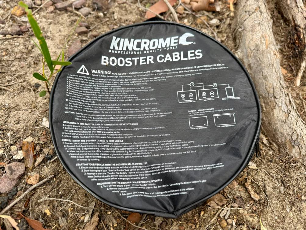 Jumper Cables Color Code Kincrome Jumper Leads (100A Booster Cables) Review | AdventureKit